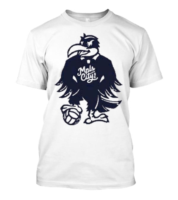 Schmitty The Crow MKE City Basketball Raven T-Shirt