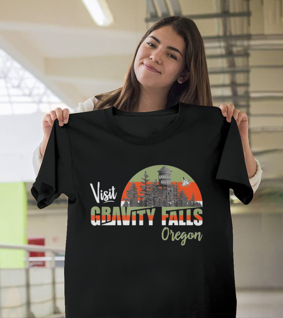 Visit Gravity Falls Oregon Forest Tourist Destination T-Shirt