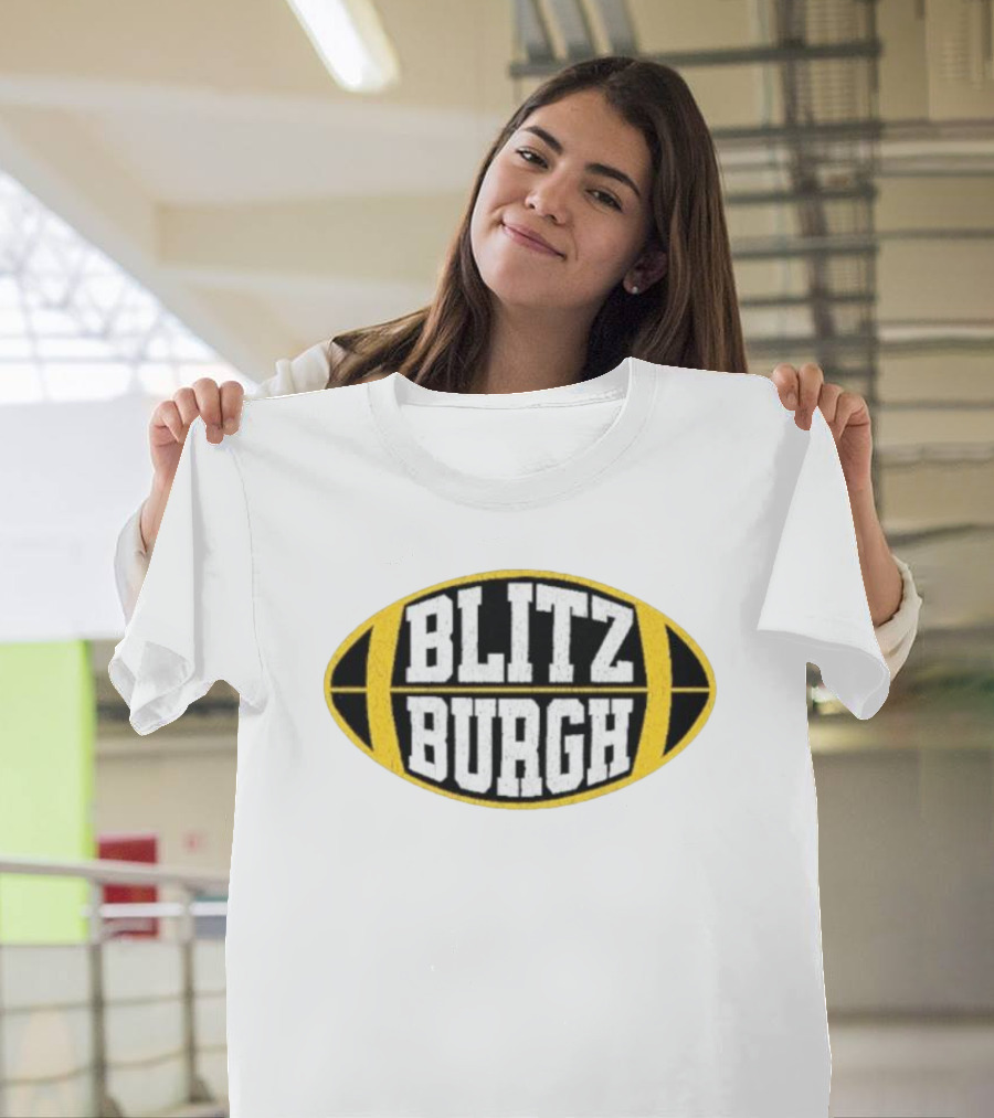 Blitz Burgh Football Logo Steelers T-Shirt