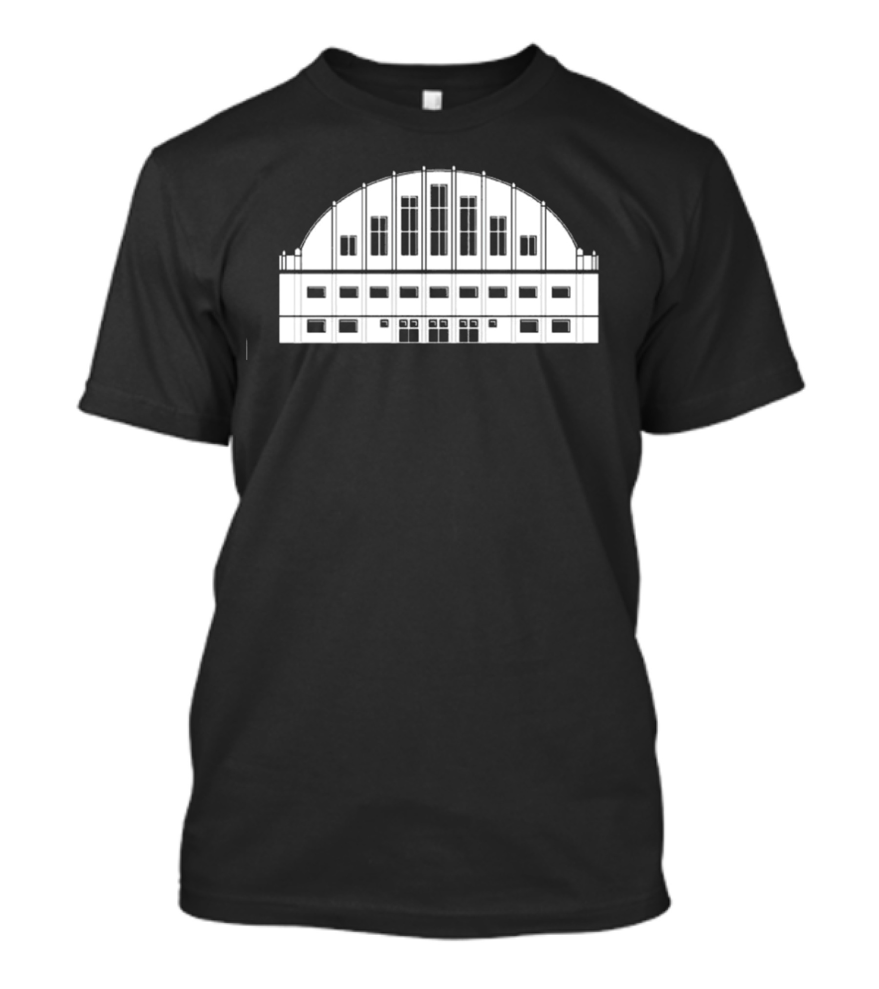 Butler Basketball Hinkle Fieldhouse Arena Architecture T-Shirt