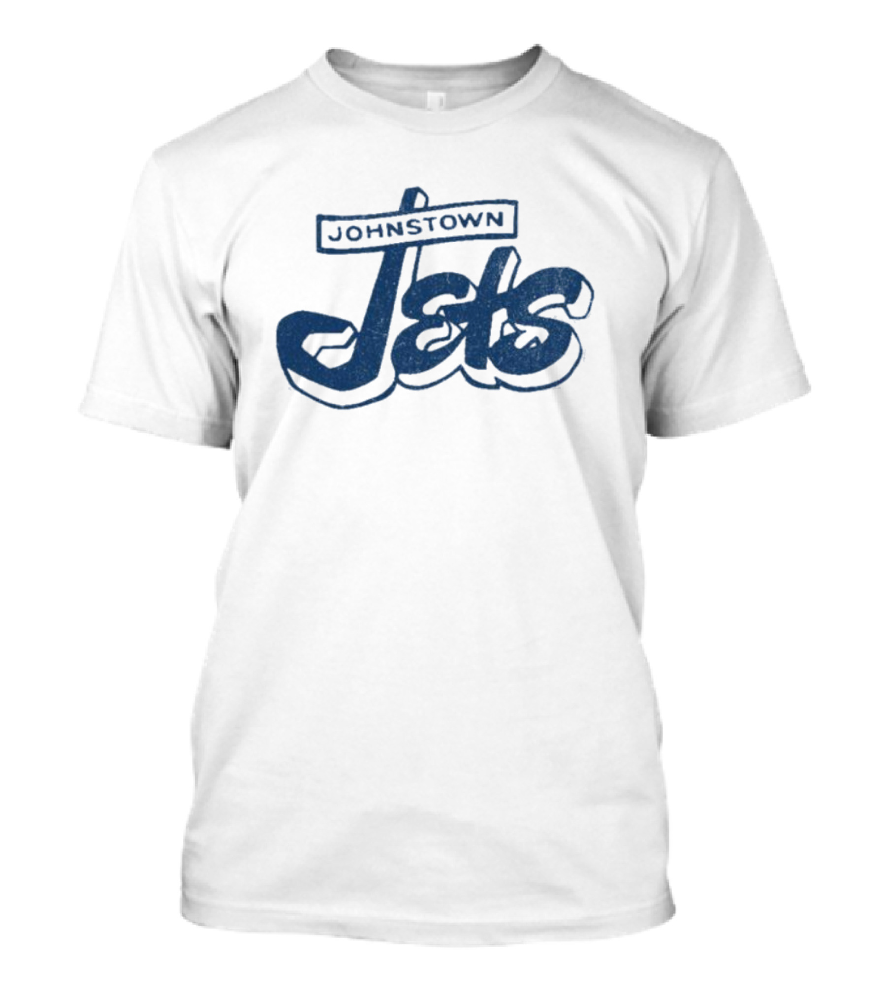 Johnstown Jets Hockey 1950s Retro Script T-Shirt