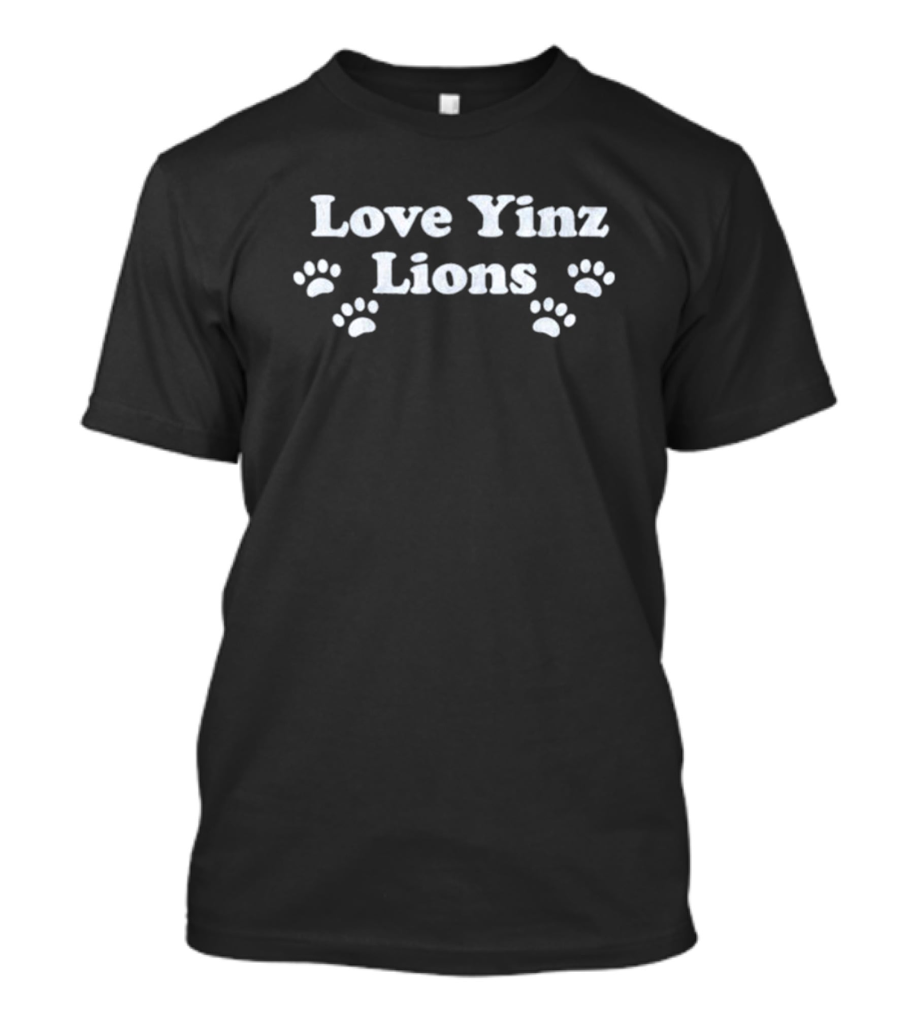 Love Yinz Lions Paw Prints T-Shirt