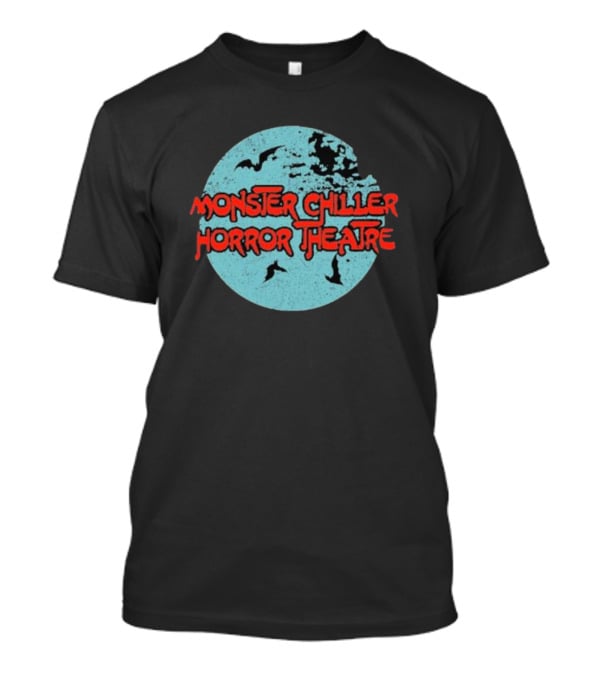 Monster Chiller Horror Theatre Moon Bats T-Shirt