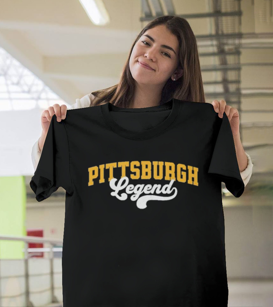 Pittsburgh Legend Classic Yellow And White T-Shirt