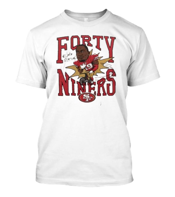 Forty Niners Deebo Samuel San Francisco 49ers Caricature Tri-Blend Homage T-Shirt