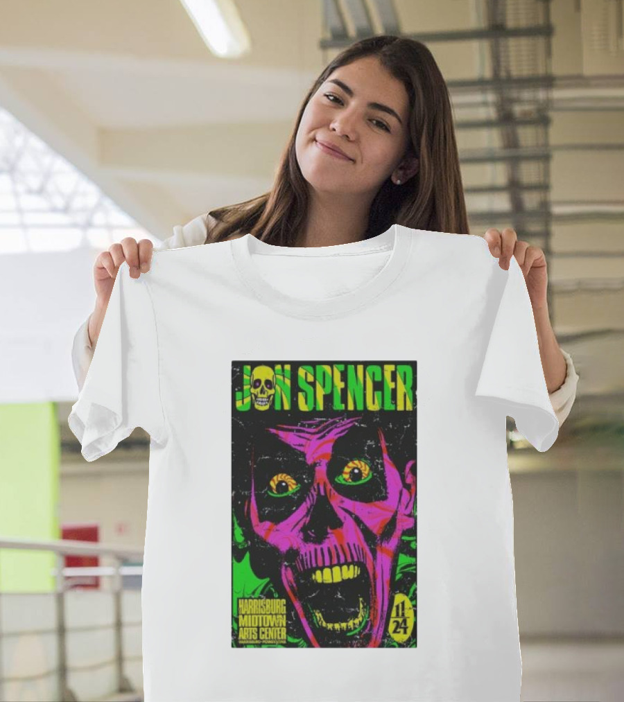 Jon Spencer Harrisburg Midtown Arts Center Nov 24 T-Shirt