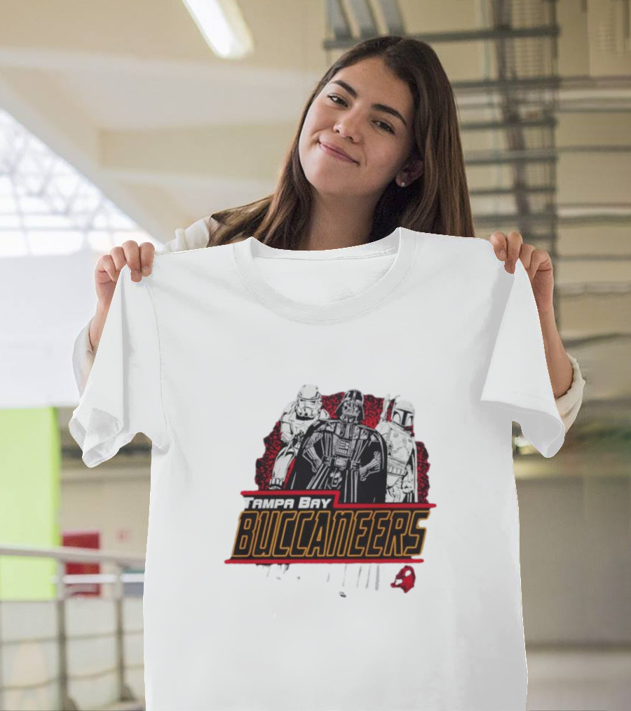 Tampa Bay Buccaneers Star Wars Crossover Junk Food T-Shirt