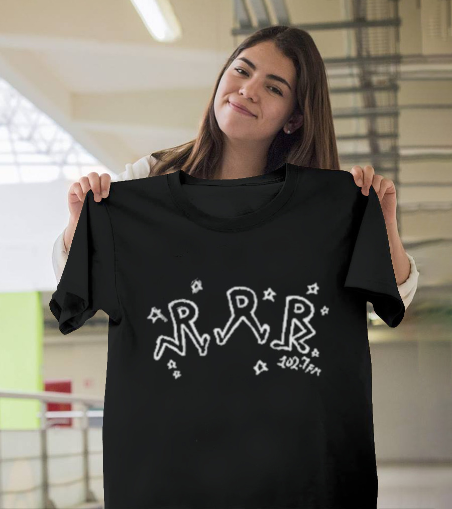 RRR Legs 102.7 FM Pink Stars T-Shirt