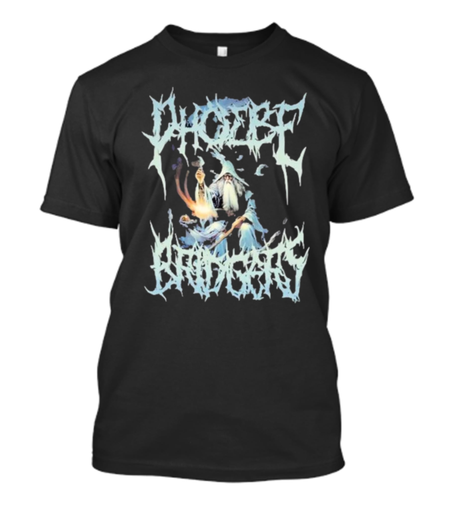Phoebe Bridgers Wizard Ice Magic Fire Text T-Shirt