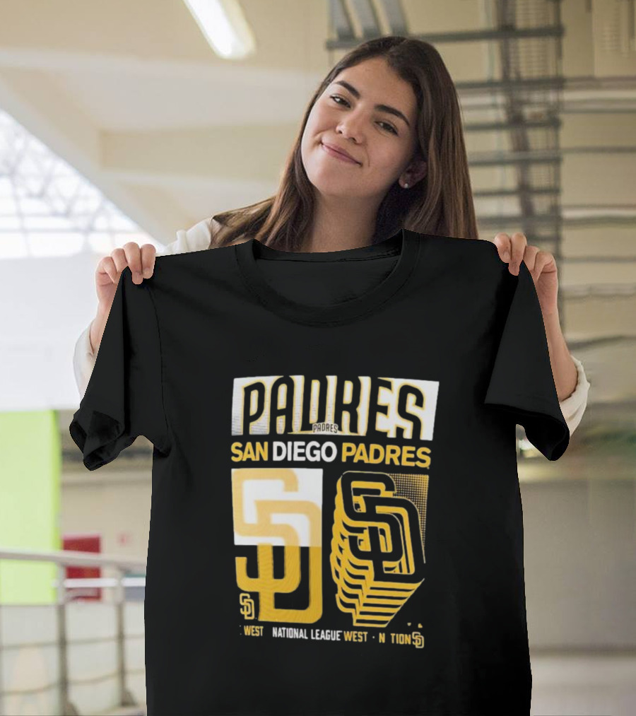 San Diego Padres West National League West Stack T-Shirt