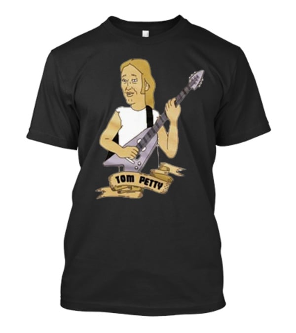 Tom Petty Cartoon Guitarist Last Chance T-Shirt