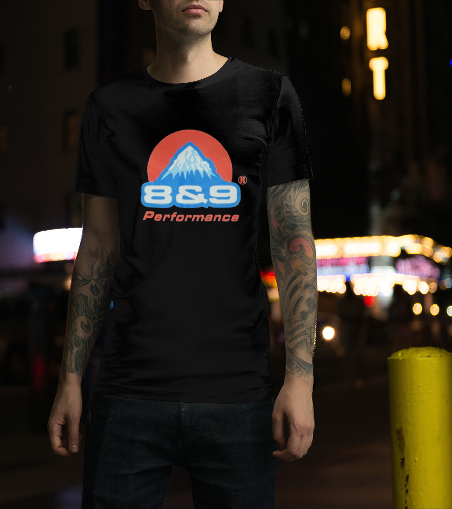 8 And 9 Performance Mountain T-Shirt