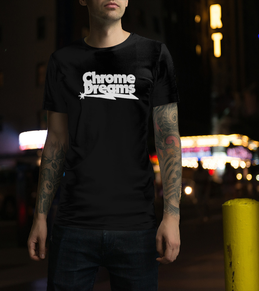 Chrome Dreams Logo With Starburst Accent T-Shirt