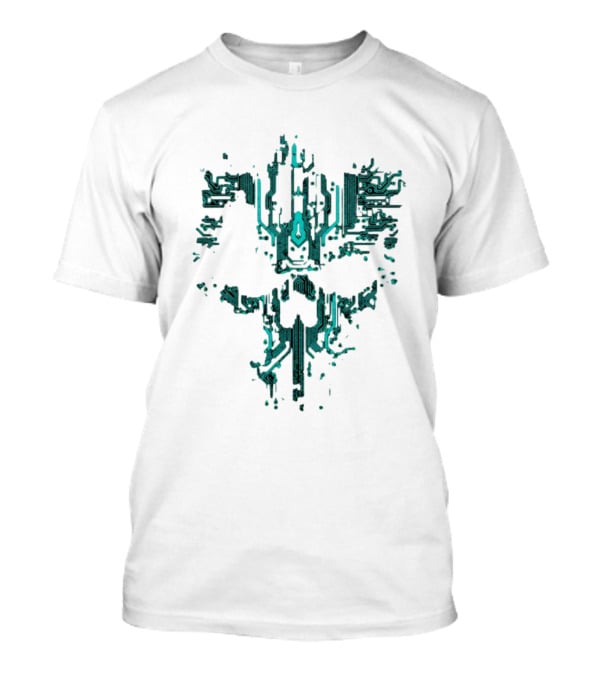 Circuit Skull Tech Face T-Shirt