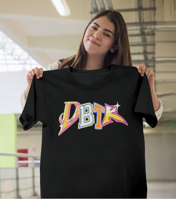 DBTK Colorful Logo Design Word T-Shirt