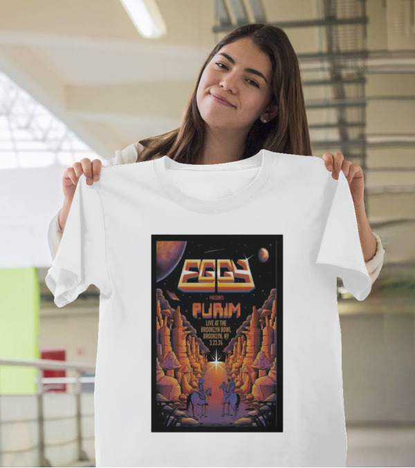 Eggy Presents Purim Live At The Brooklyn Bowl Brooklyn NY 3.23.24 T-Shirt