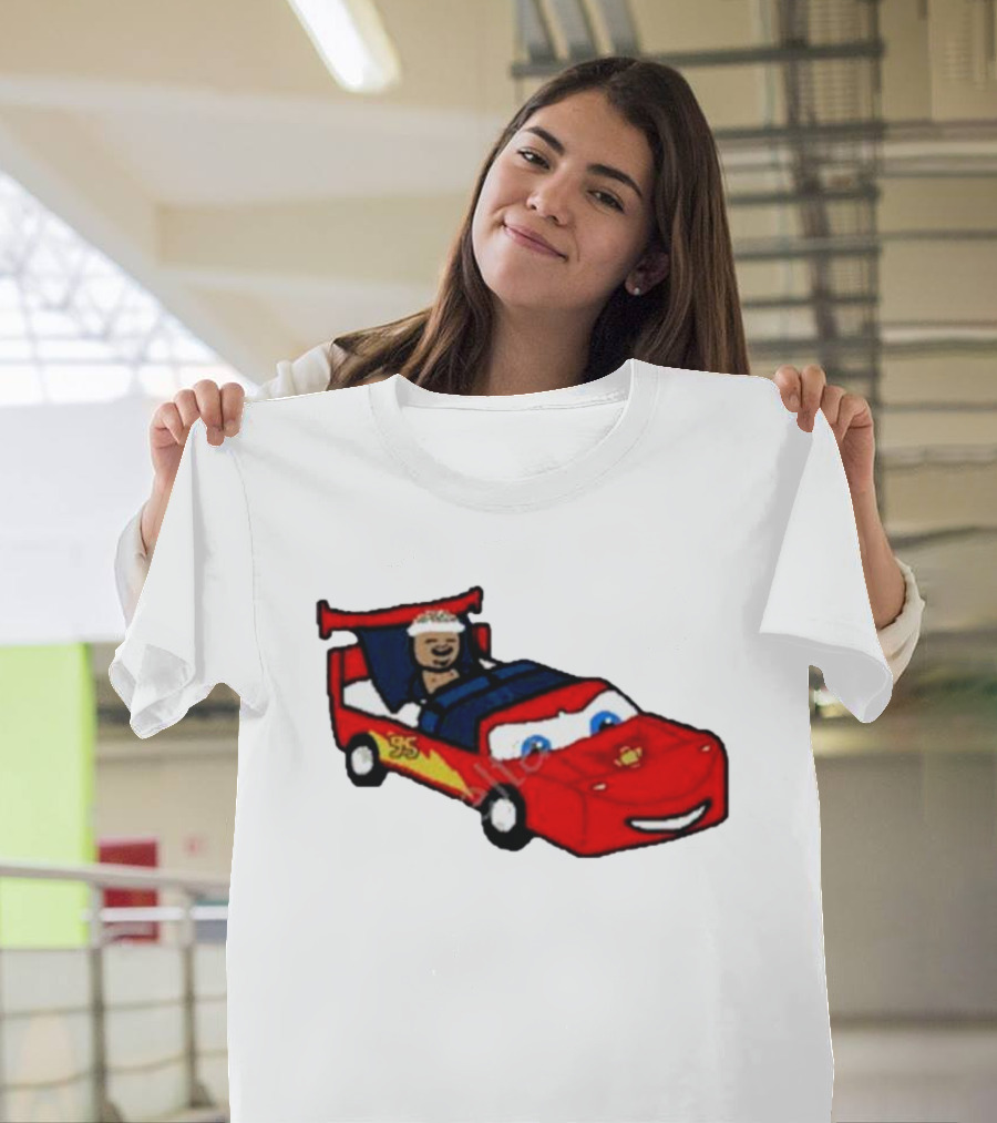 Nbapaint Kyle Snooze-ma with Racing Car T-Shirt