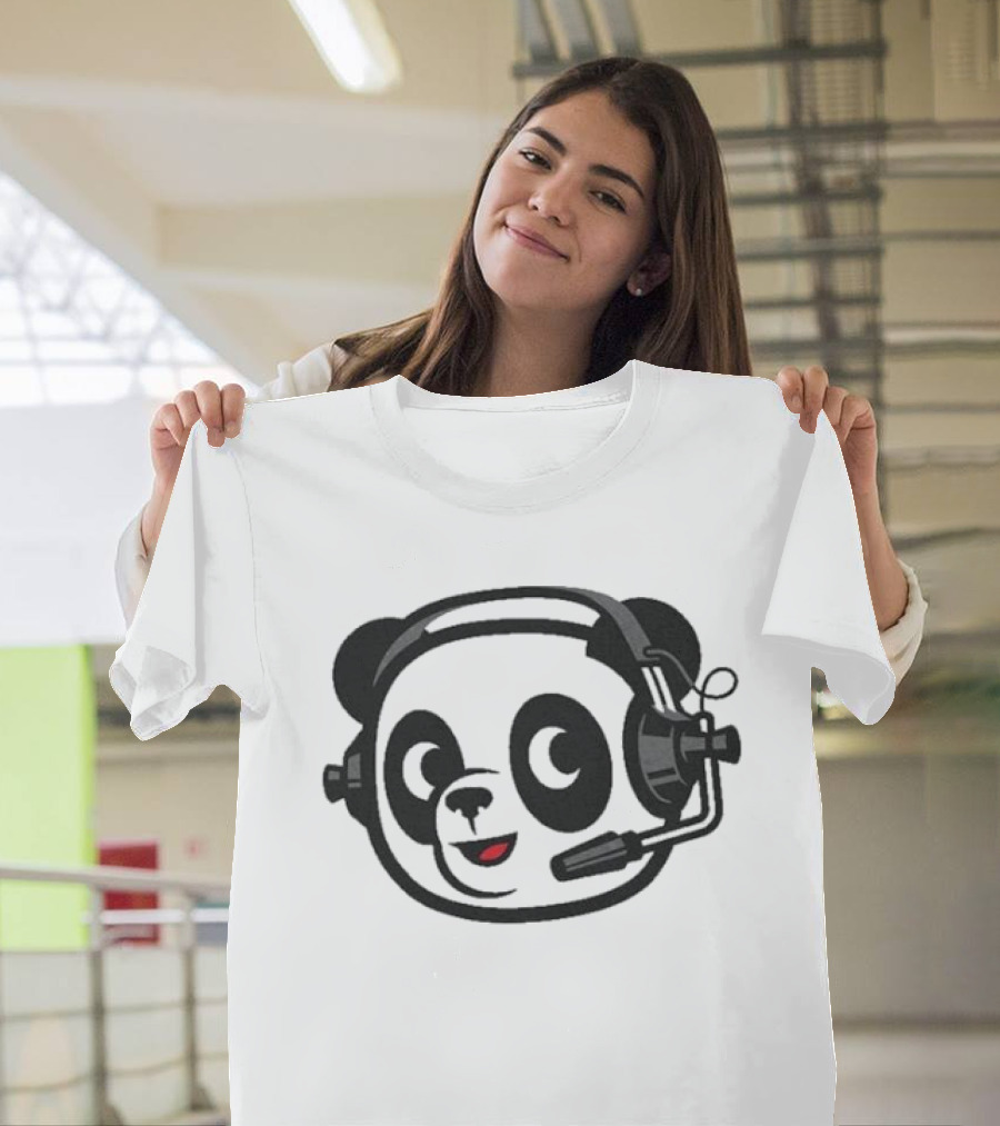 Dude Perfect Panda Headset T-Shirt