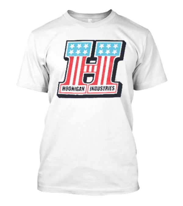 Hoonigan Industries Red Blue Stars Stripes H T-Shirt