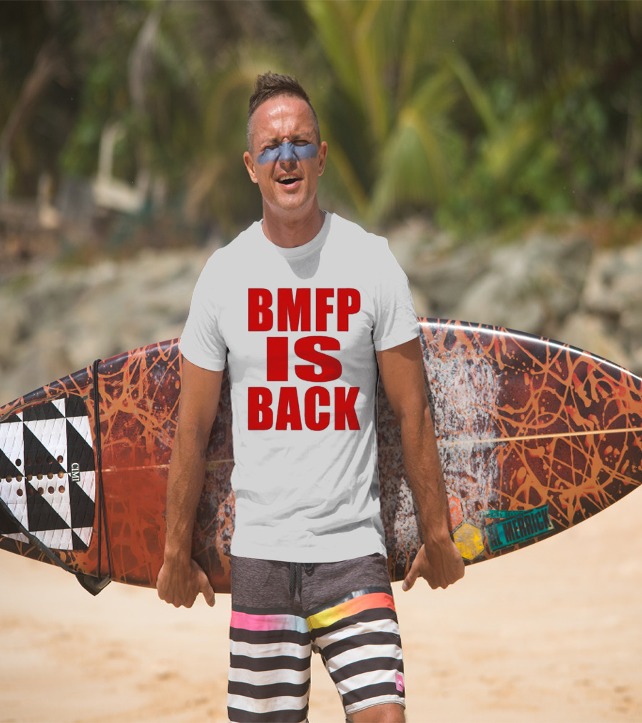 BMFP Is Back Bold Red Lettering T-Shirt