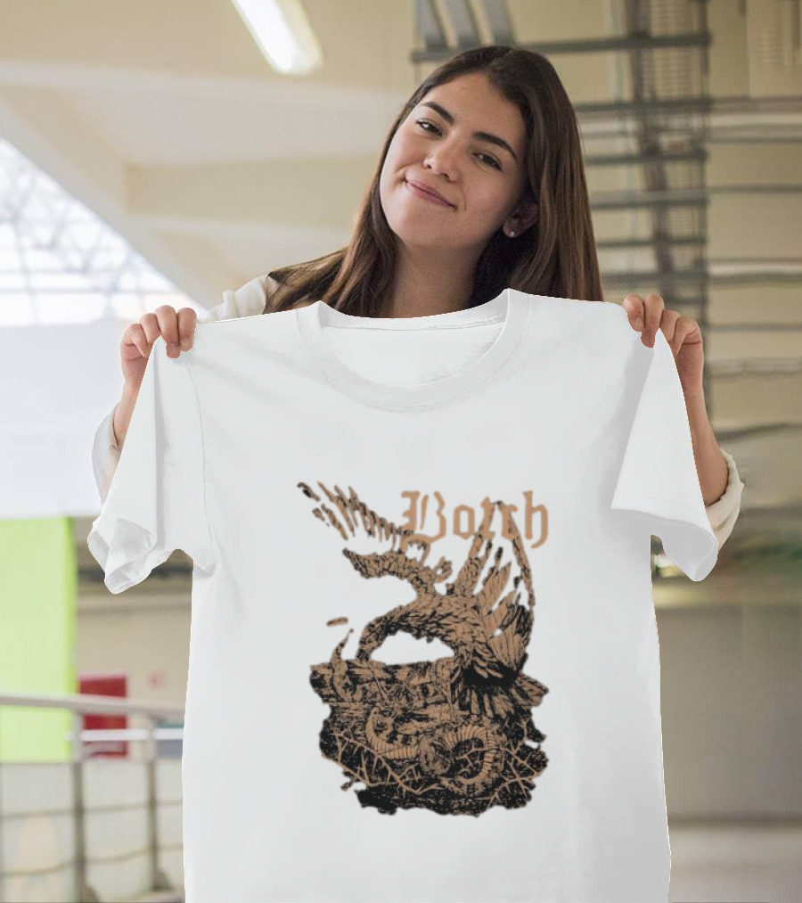 Botch Eagle And Snake Medieval Gothic T-Shirt
