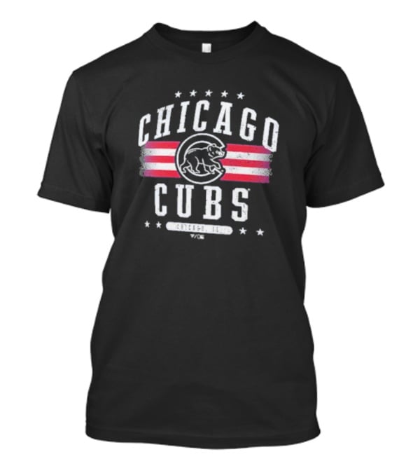 Chicago Cubs Vintage Americana Style Chicago, Illinois T-Shirt