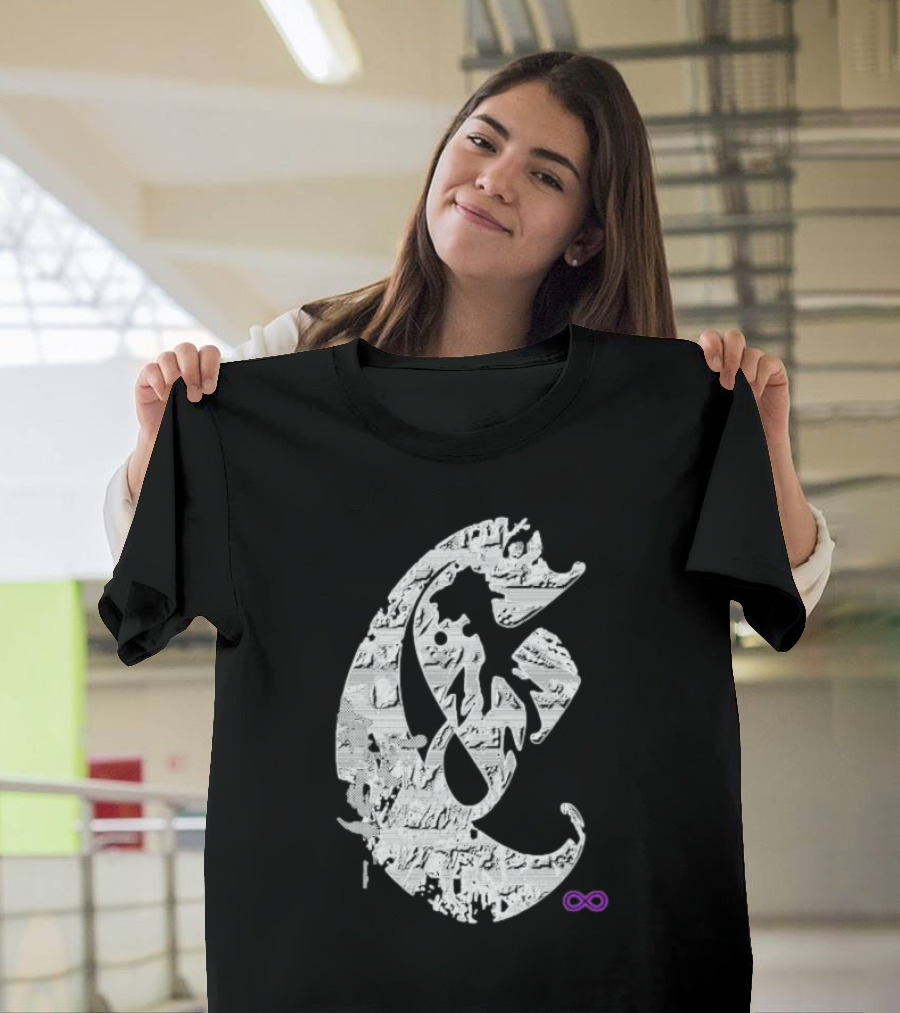Club E By Club Eternal Infinite Symbol Grunge T-Shirt