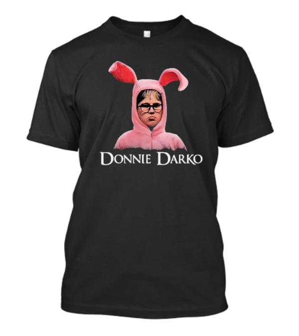 Donnie Darko Pink Bunny Character Crewneck T-Shirt