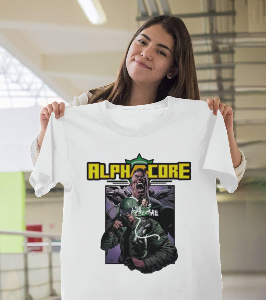Alphacore Rippaverse Campaign Comic Characters Action Scene T-Shirt