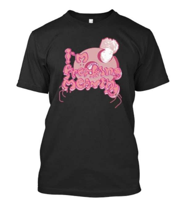 I’m Freaking Mewing Pink Cartoon Style With Portrait And Whiskers T-Shirt