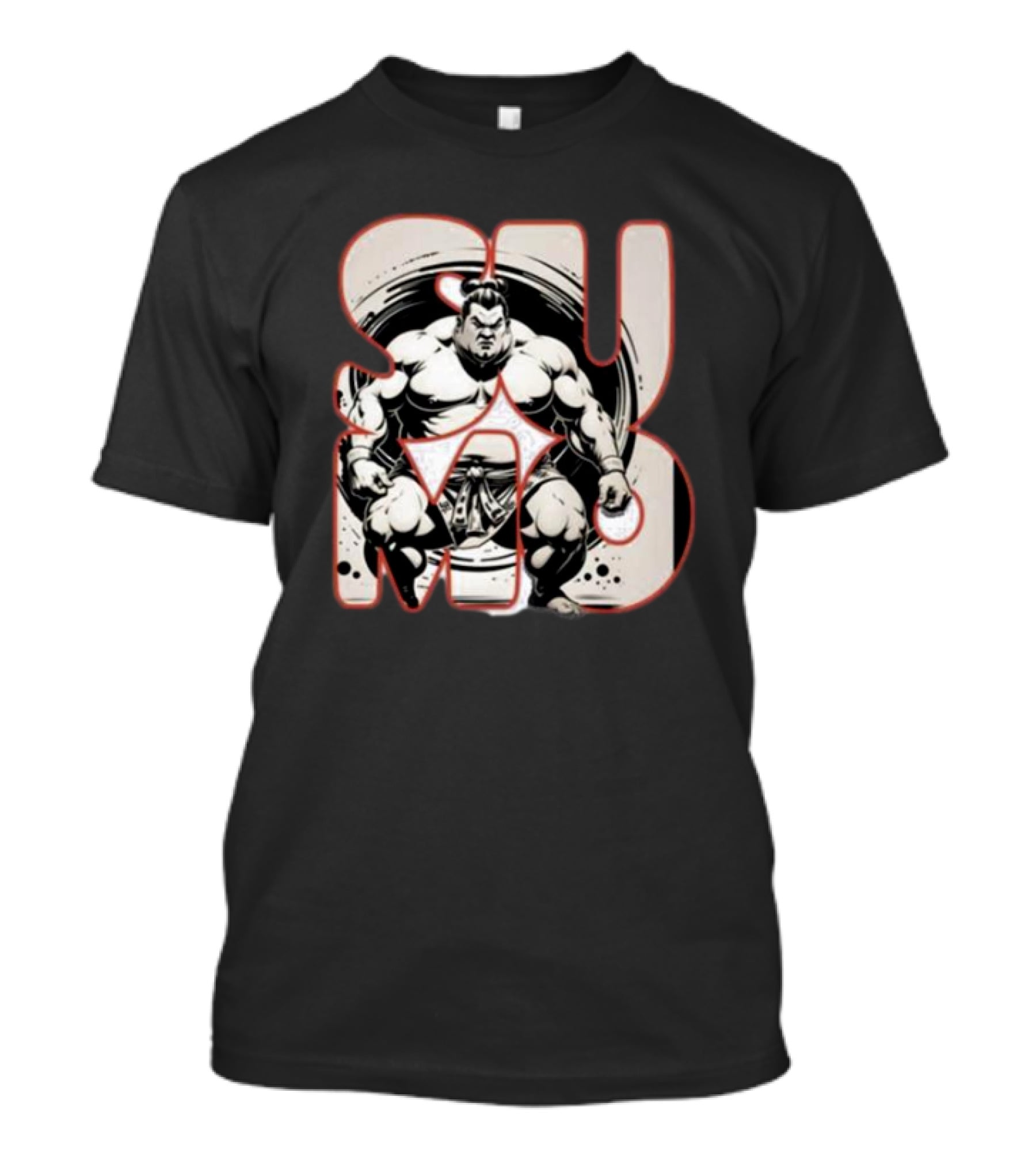 Sumo Warrior Power Bold Stance Mastery T-Shirt