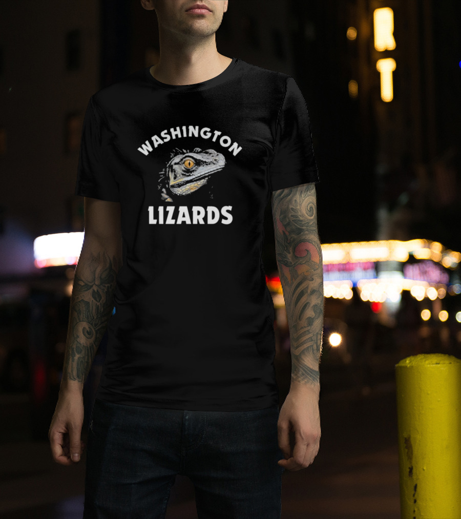Washington Lizards Georgetown Iguana Team T-Shirt