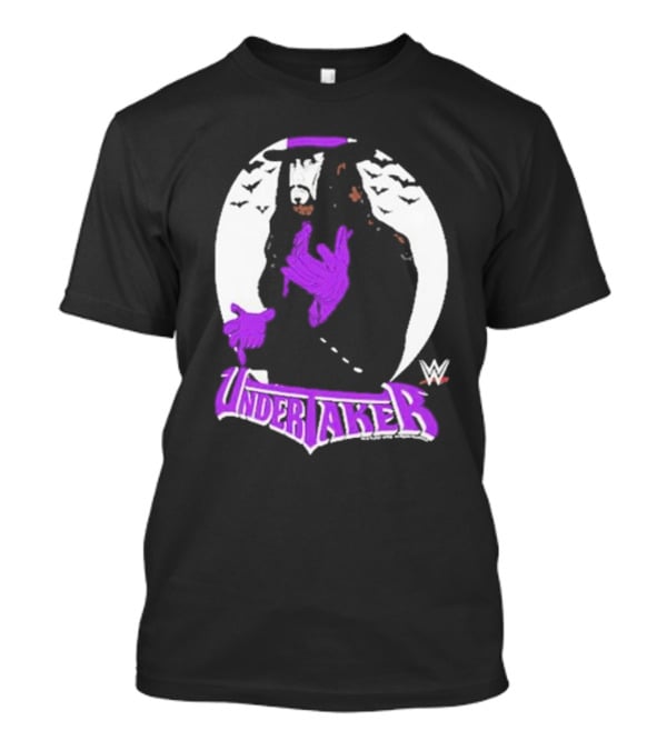 WWE Undertaker Purple Hat Bats Circle T-Shirt
