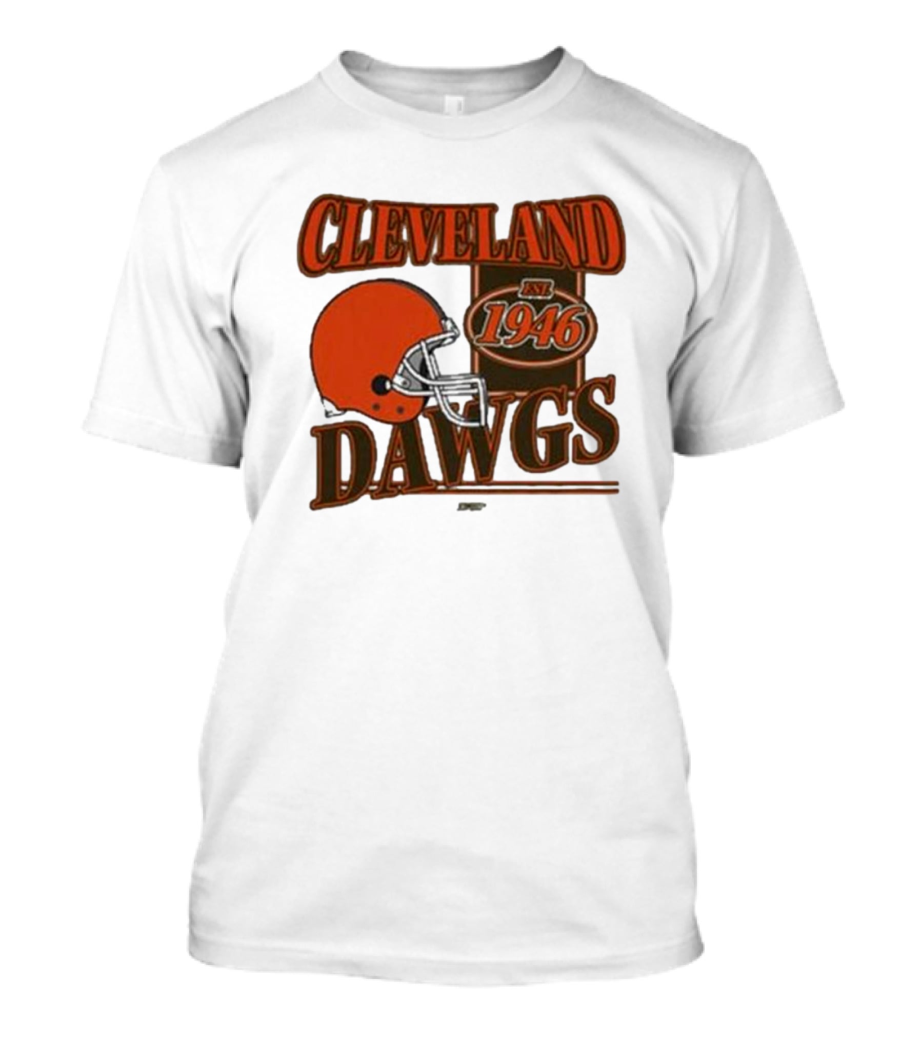 Cleveland Dawgs Est 1946 Football Helmet T-Shirt