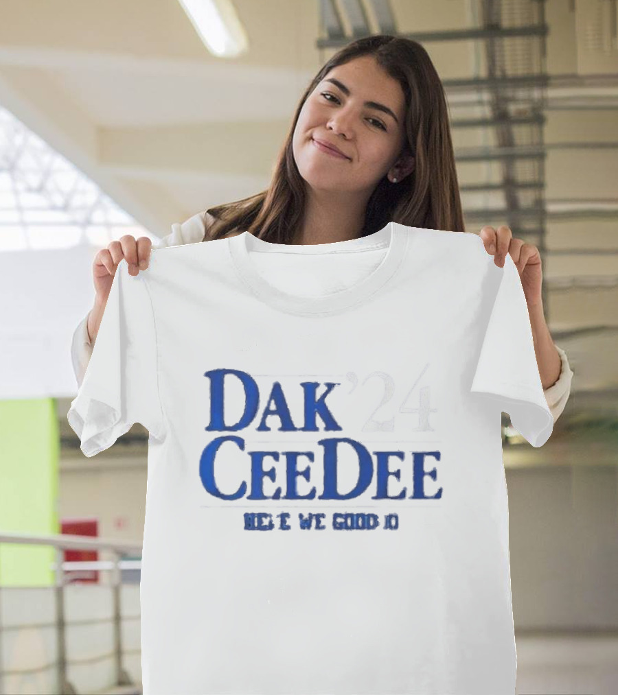 Dak Prescott CeeDee Lamb '24 Here We Go 10 T-Shirt