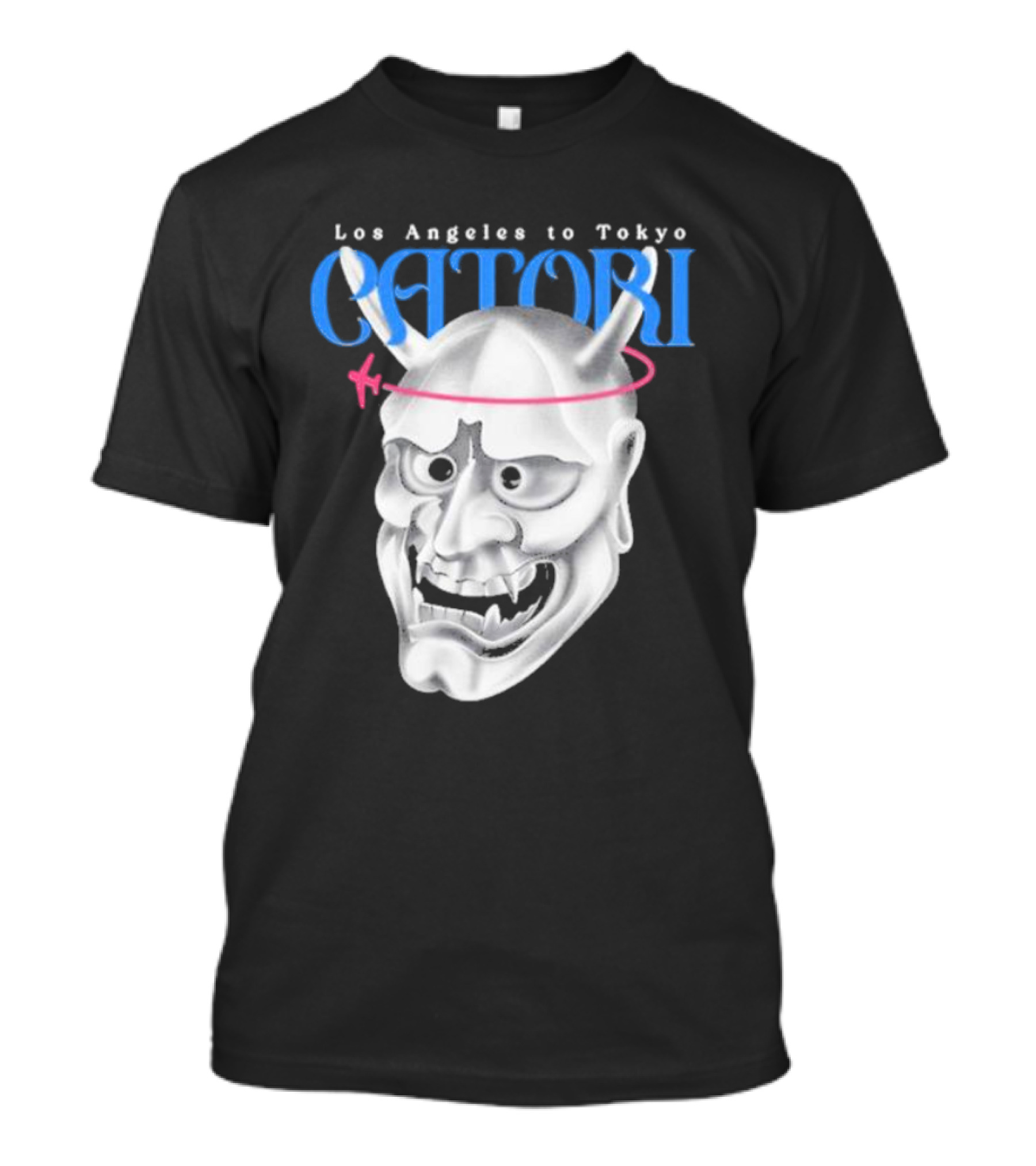 Los Angeles To Tokyo Catori Oni Mask T-Shirt