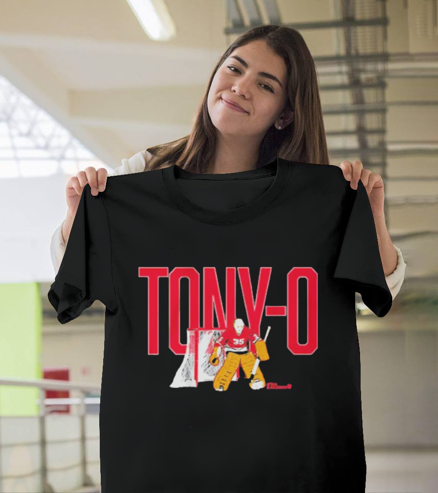 TONY-O Number 35 Hockey Goalie T-Shirt