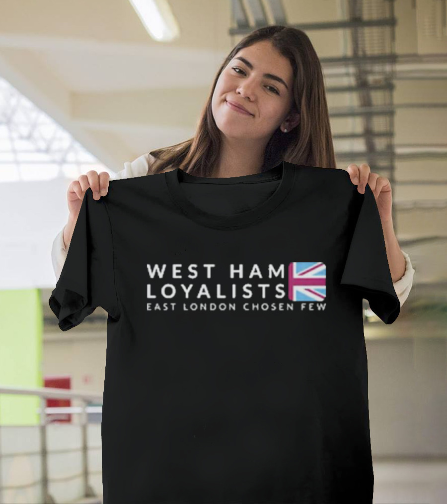 West Ham Loyalists East London Chosen Few Union Jack T-Shirt