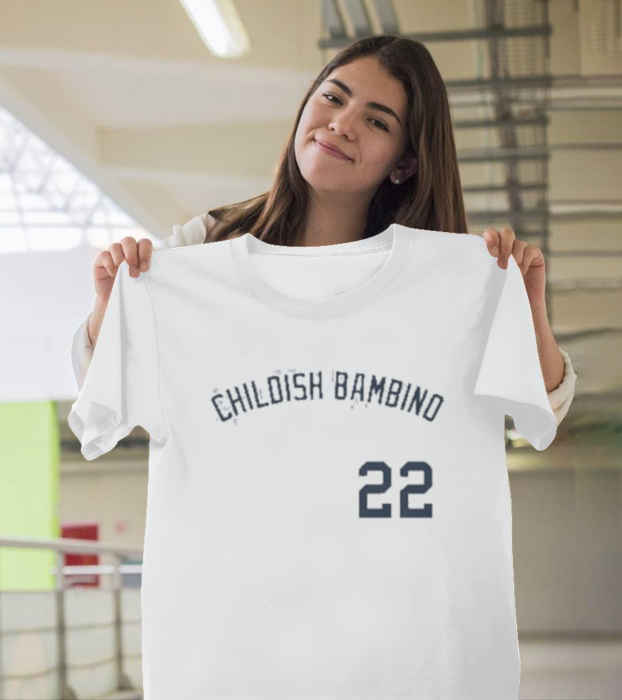 Childish Bambino 22 Comfort Colors Baseball T-Shirt