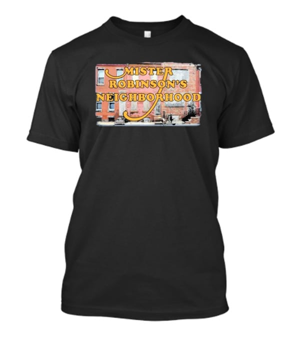 Mister Robinson's Neighborhood Urban Background Image T-Shirt