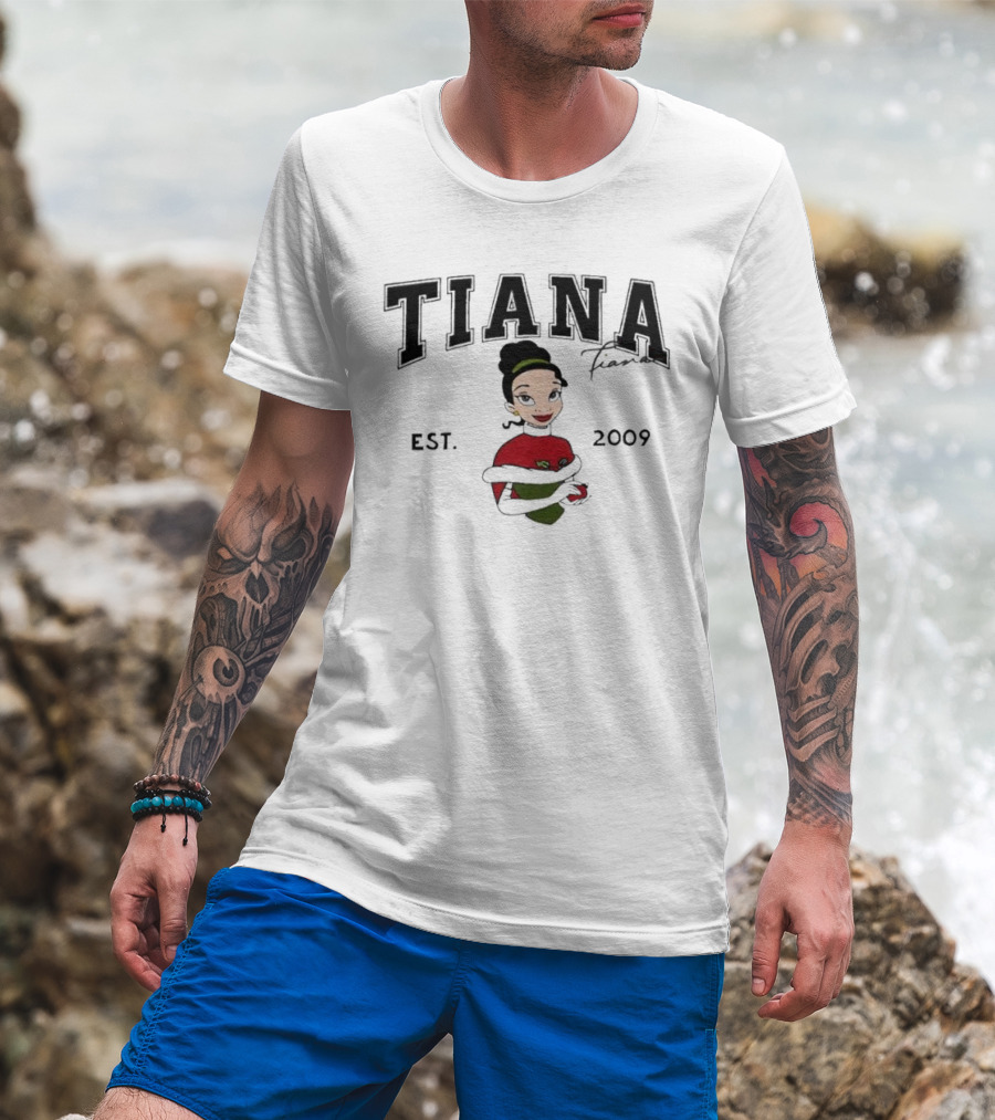 TIANA Fiana Est. 2009 Cartoon Character T-Shirt