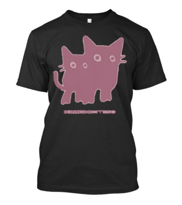 Twins Cat Kimchi Miso Retro Feline Duo T-Shirt