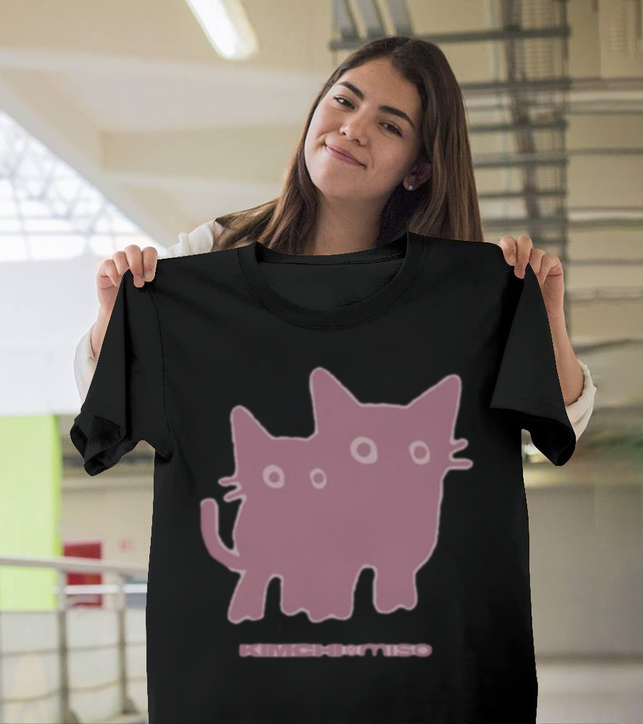 Twins Cat Kimchi Miso Retro Feline Duo T-Shirt