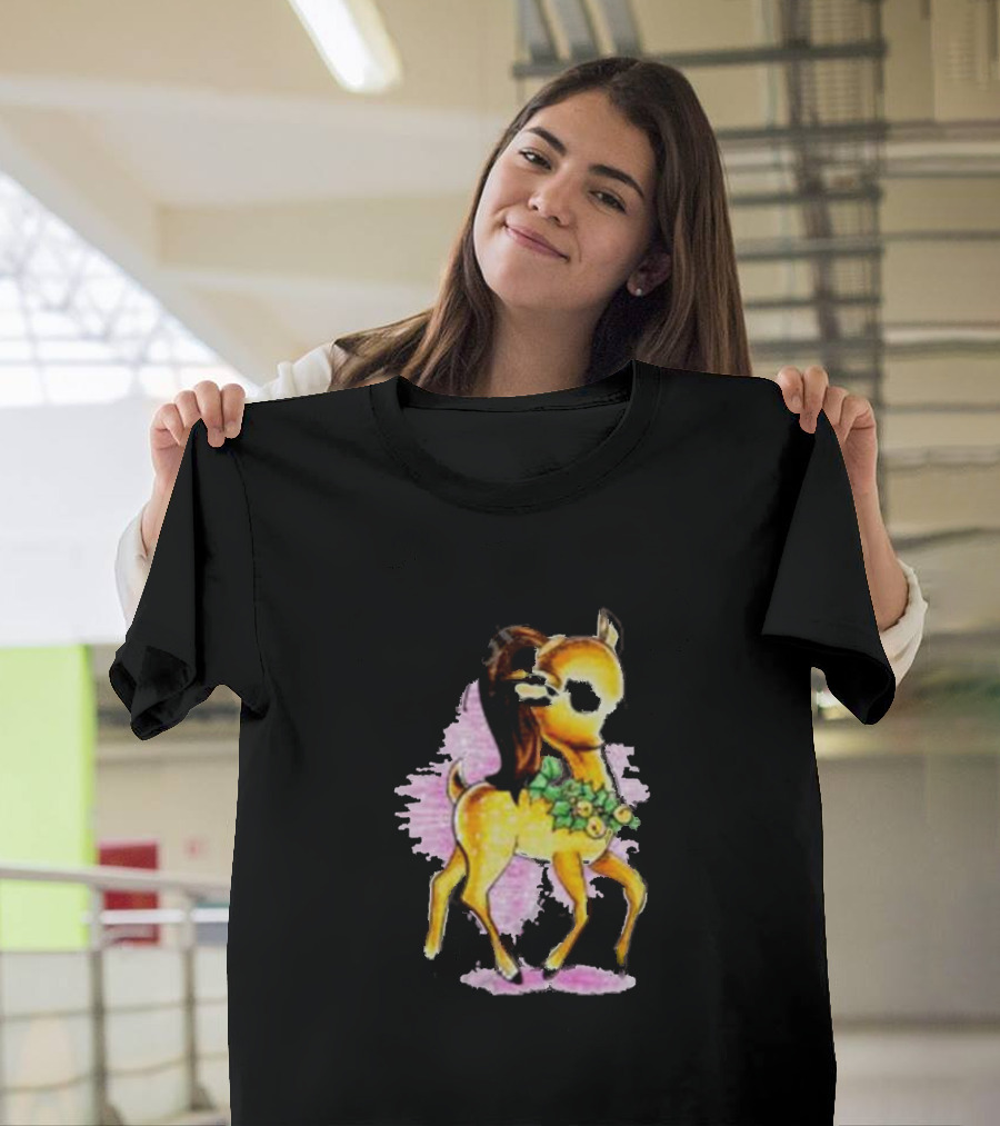 Ariana Grande Christmas and Chill Christmas Deer T-Shirt