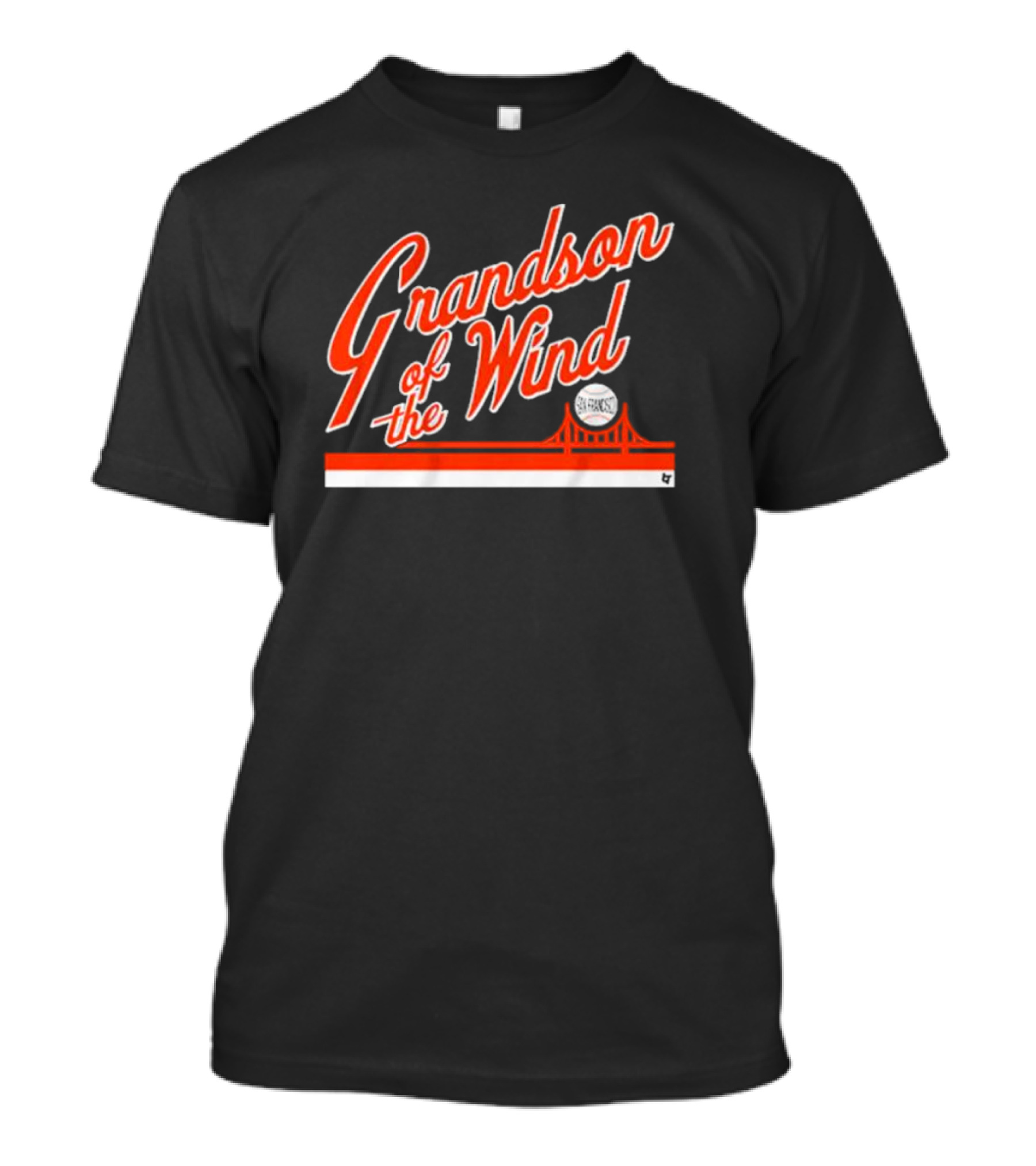Grandson Of The Wind San Francisco Bridge Skyline T-Shirt