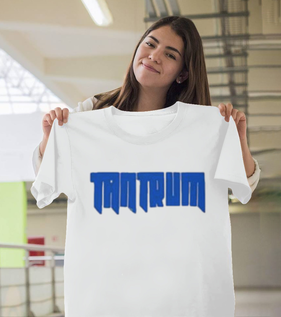 Waterparks Tantrum Blue Lettering T-Shirt