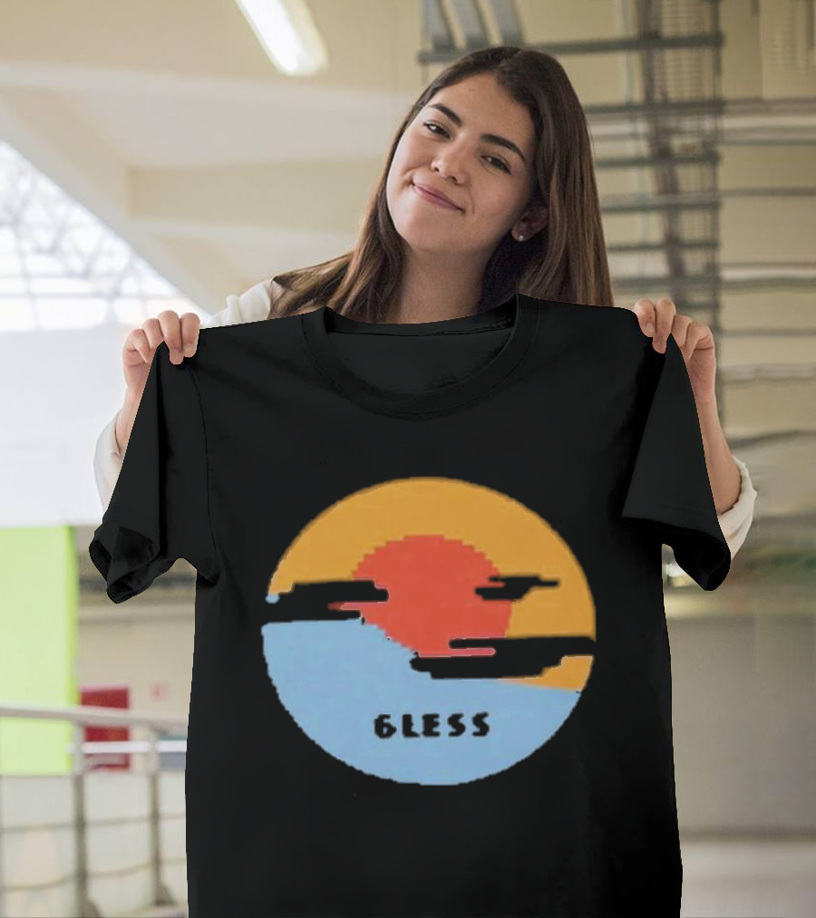 Pixel Sunset Six Less T-Shirt