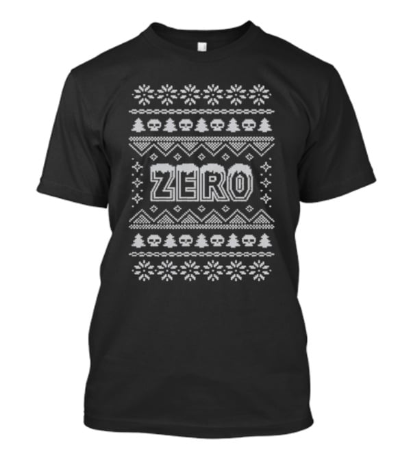 Zero Skateboards Cold Bold Skull Snowflake T-Shirt