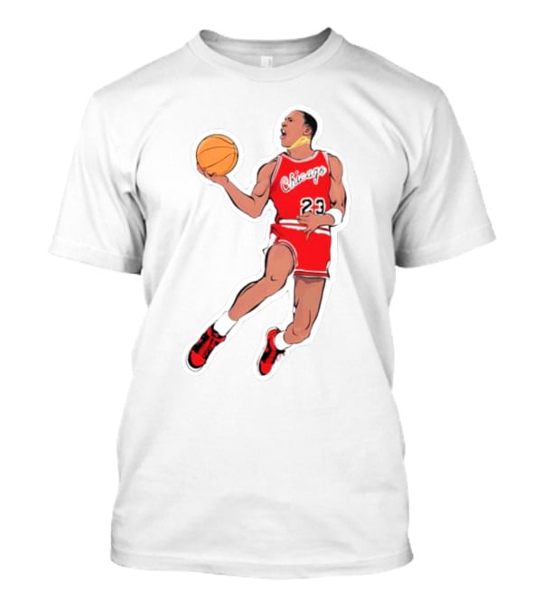 Slam Dunk From The Goat Chicago 23 Basketball Legend T-Shirt