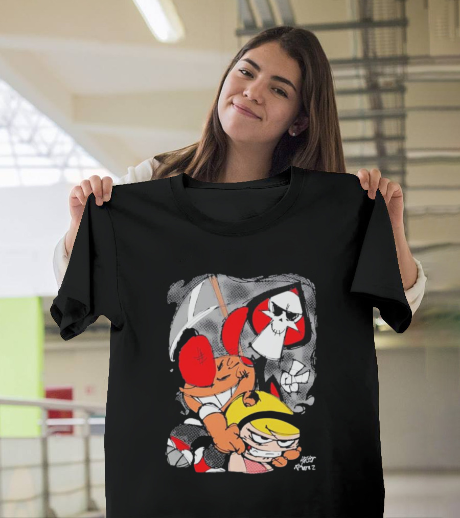 Grim Adventures Billy Mandy Cartoon Network Fan Art Freddy Ramirez T-Shirt
